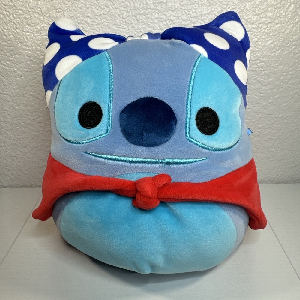 8-Inch Squishmallows Disney's Lilo and Stitch Laundry Superhero Plush